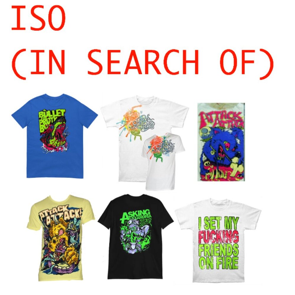 !! ISO THESE TEES !! [DO NOT BUY!!]